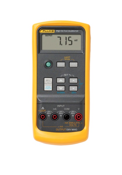 FLUKE 715 Kalibrator spanning, Stroomsterkte 1x 9 V batterij