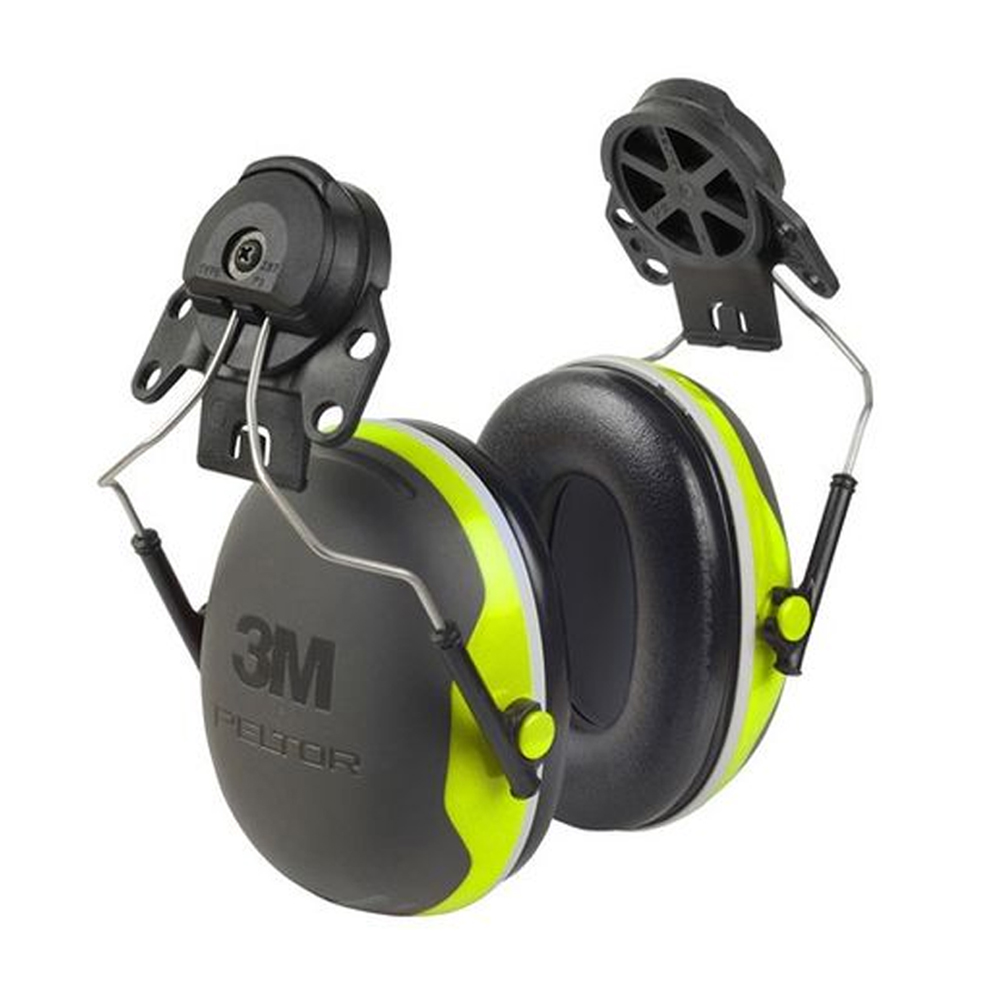 3M Peltor X4P3 Gehoorkap met helmbevestiging, Hi-Viz