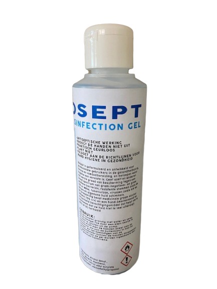 Biosept Handreiniging gel 250ml  inc. doseerdop