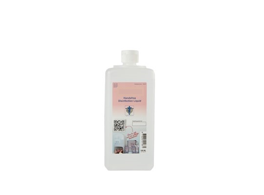 Hand disinfection alcoholgel 1000ml systeemflacon met klepdop