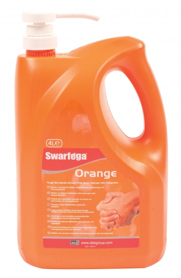 Swarfega Handreiniger Orange Pump Pack 4x 4 Liter