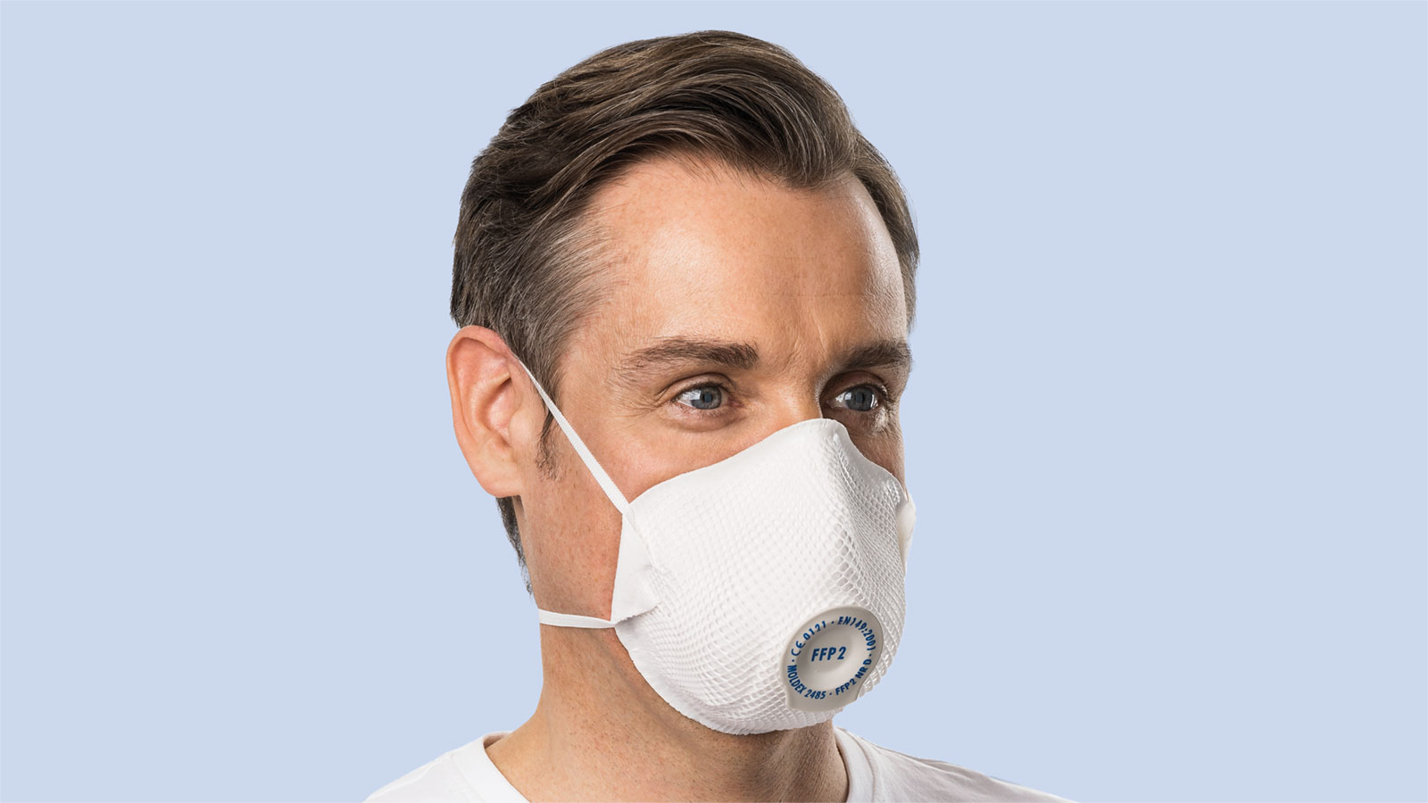 Moldex 2485 FFP2 stofmasker met uitademventiel en sluitclip