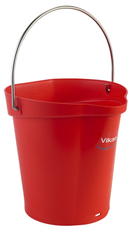 Vikan Hygiene Emmer 6L rood