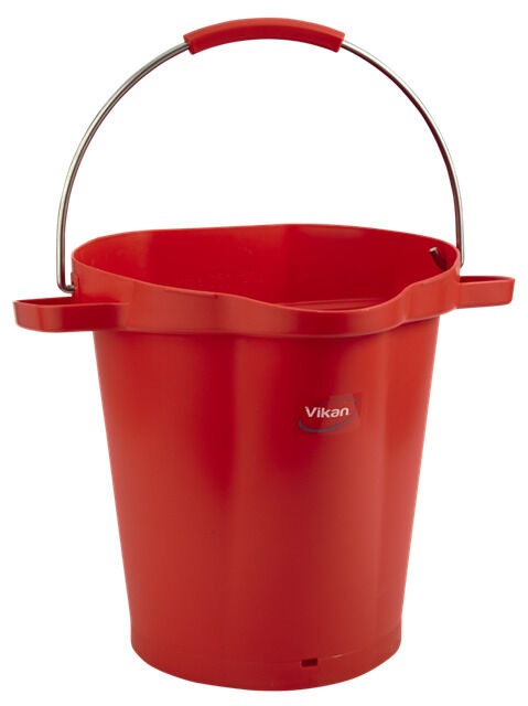 Vikan Hygiene Emmer 20L rood