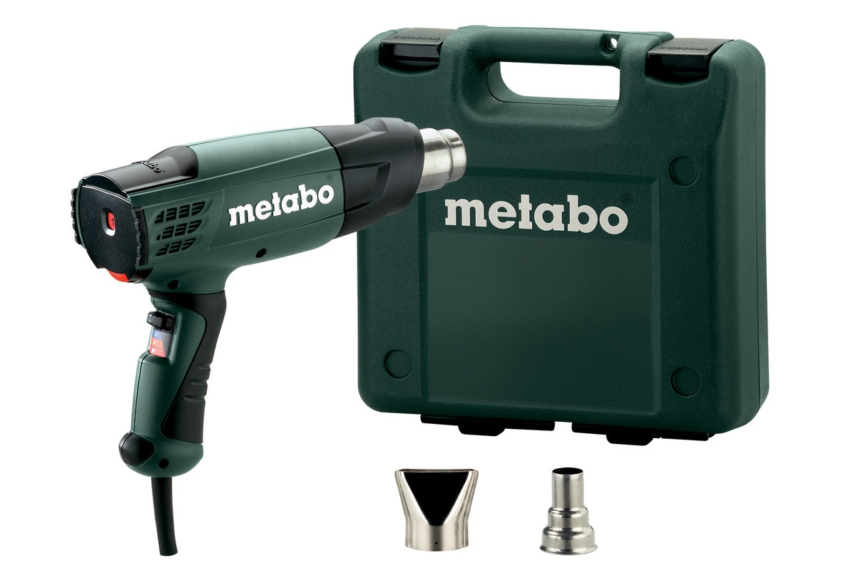 Metabo hete lucht pistool HE 20-600 in kunststof koffer