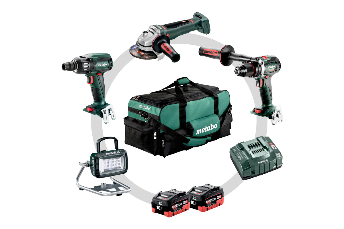 Metabo combo set 4.3.2 18 V alleen accu-machines in de set