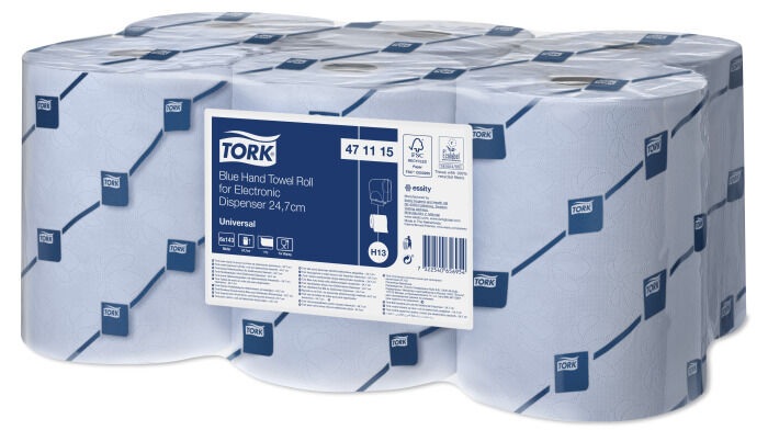 Tork Advanced handdoekrol 1-laags voor elektrische dispenser