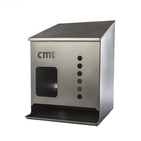 CMT 3393 Dispenser bezoekersjas/coveralls in RVS