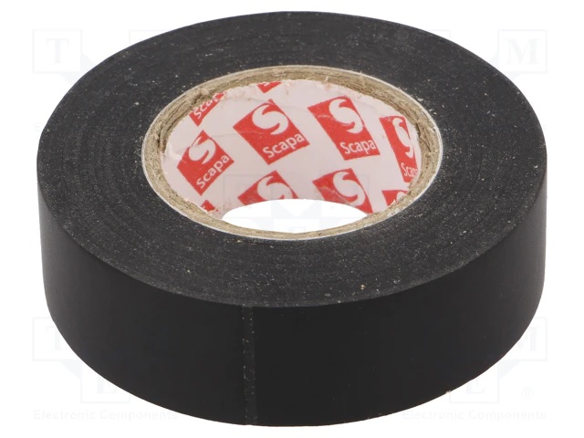 Scapa Electro-Isolatie Tape 0,13/19mm X 20 Mtr Zwart