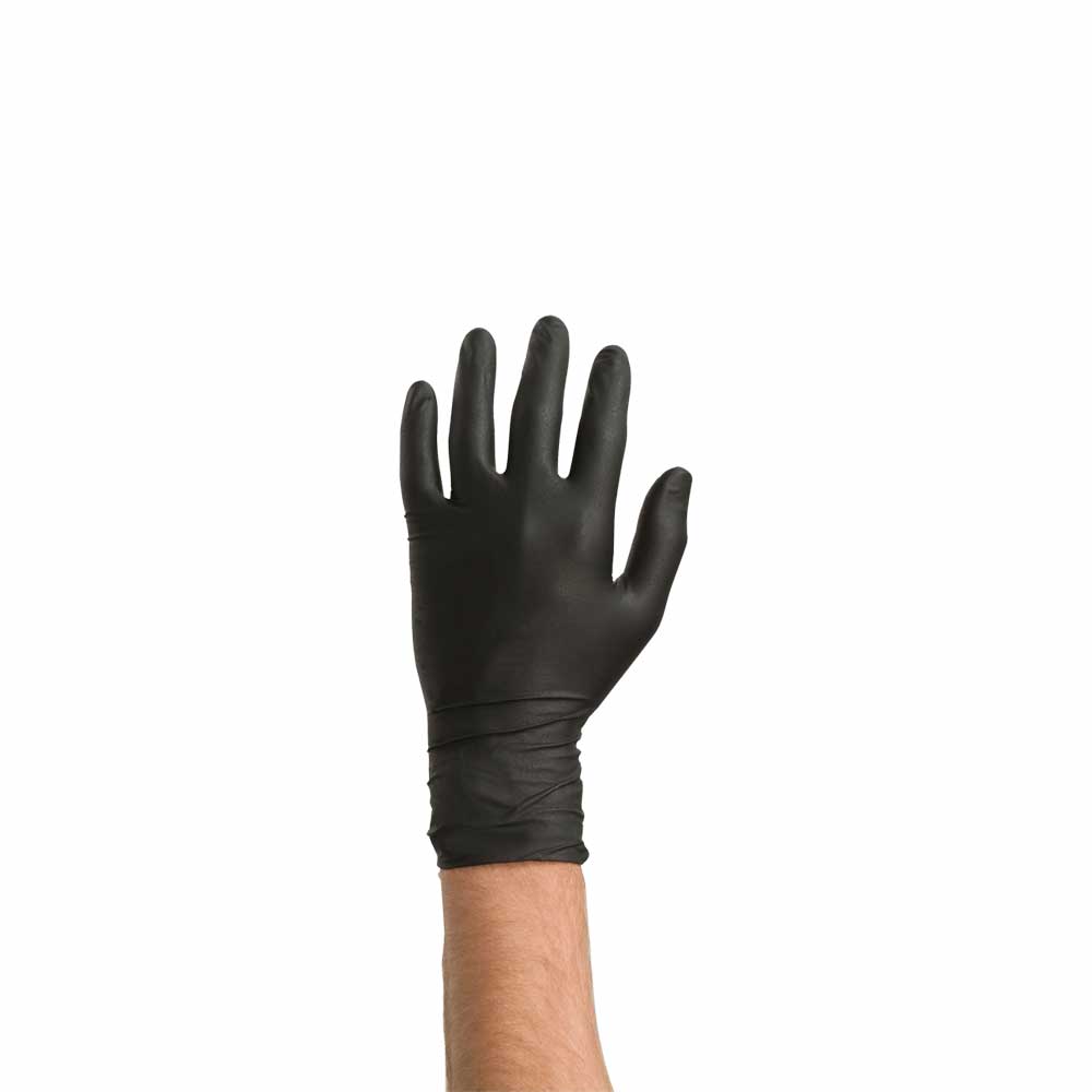 Colad Disposable Nitril Handschoen zwart poeder-, siliconen- en latexvrij 60 per box