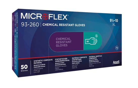 Ansell Microflex 93-260 chemie beschermende handschoen