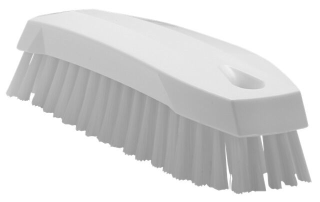 Vikan Hygiene Werkborstel Medium Polyester Vezels, Medium 165x50x45mm Wit