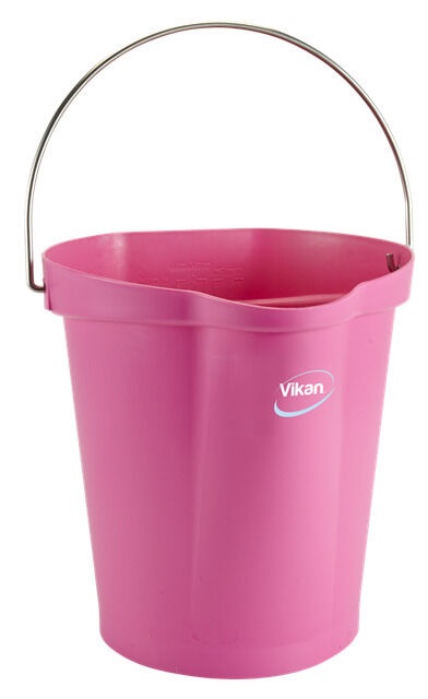 Vikan Hygiene Emmer 12L Roze