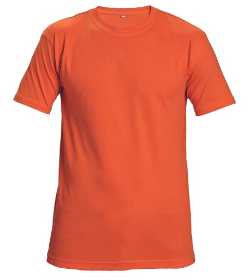 CERVA teesta t-shirt oranje 100% katoen