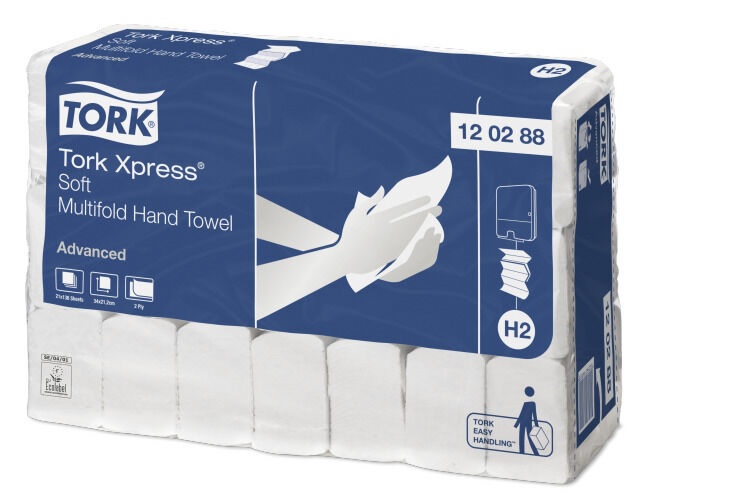 Tork Advanced Handdoek Intergevouwen 2-laags wit