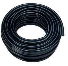 Flexibel PVC slang 1/4&quot; 11.5mm x 6.5mm zwart rol á 30 meter