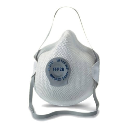 Moldex 240515 stofmasker FFP2 met ventex ventiel, 20 stuks box