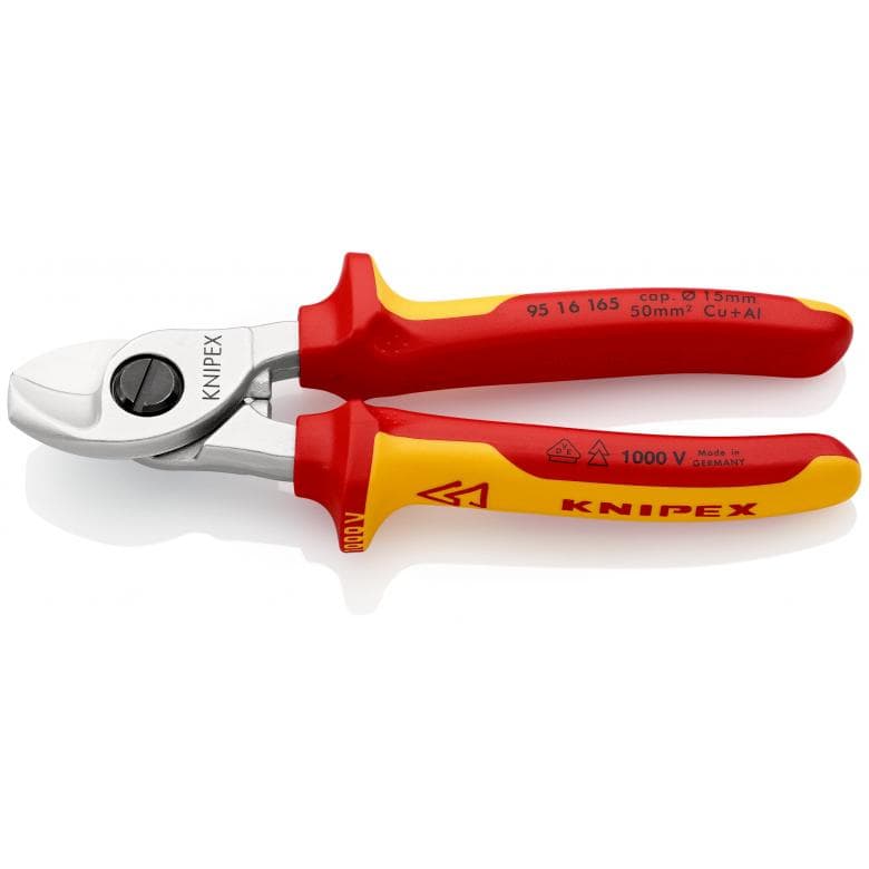 Knipex Kabelschaar 95 16 165 165mm VDE geïsoleerd