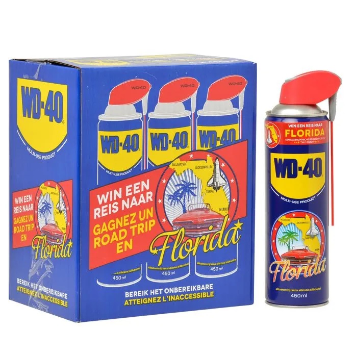WD-40 Multi-Use 450ml smart straw spuitbus 6 stuk voordeel pack