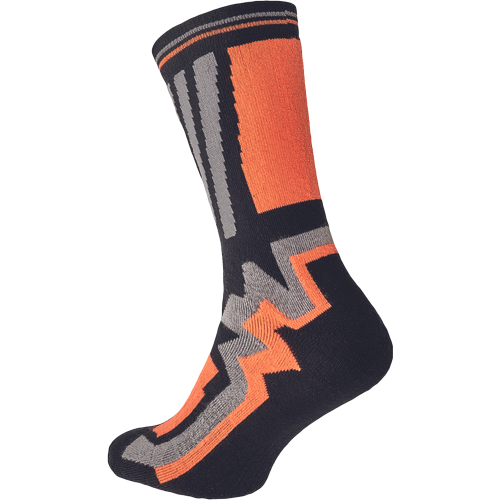 CERVA KNOXFIELD LONG sokken zwart/oranje