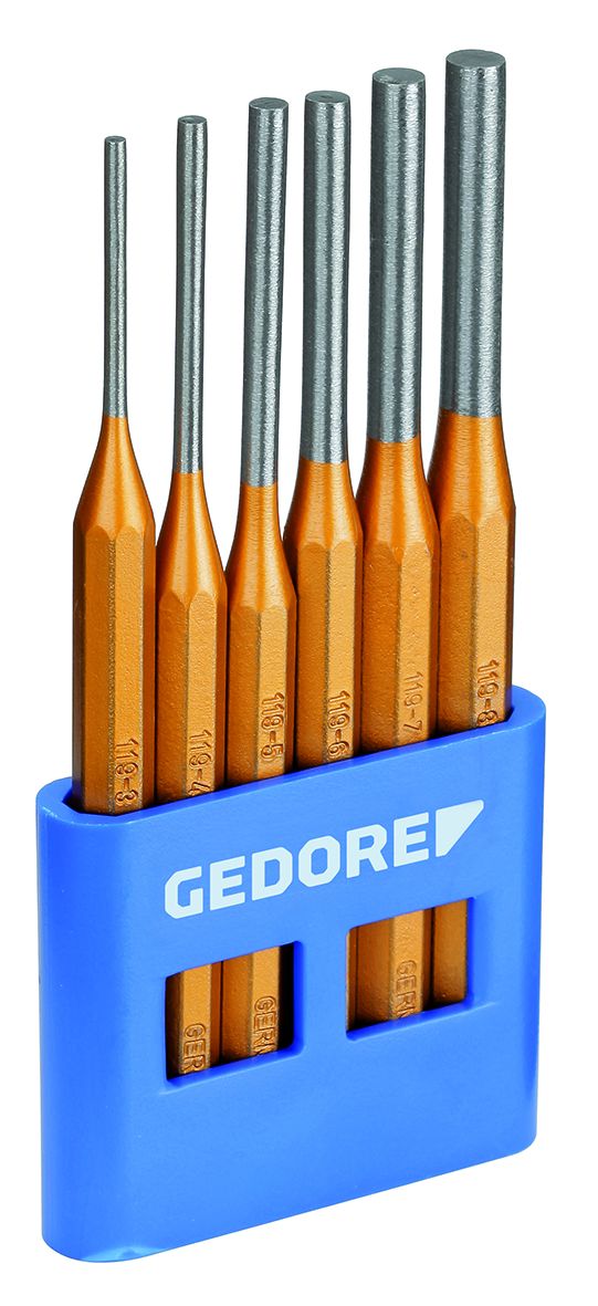 GEDORE pendrijverset 116-A - 6-dlg - en pvc-houder