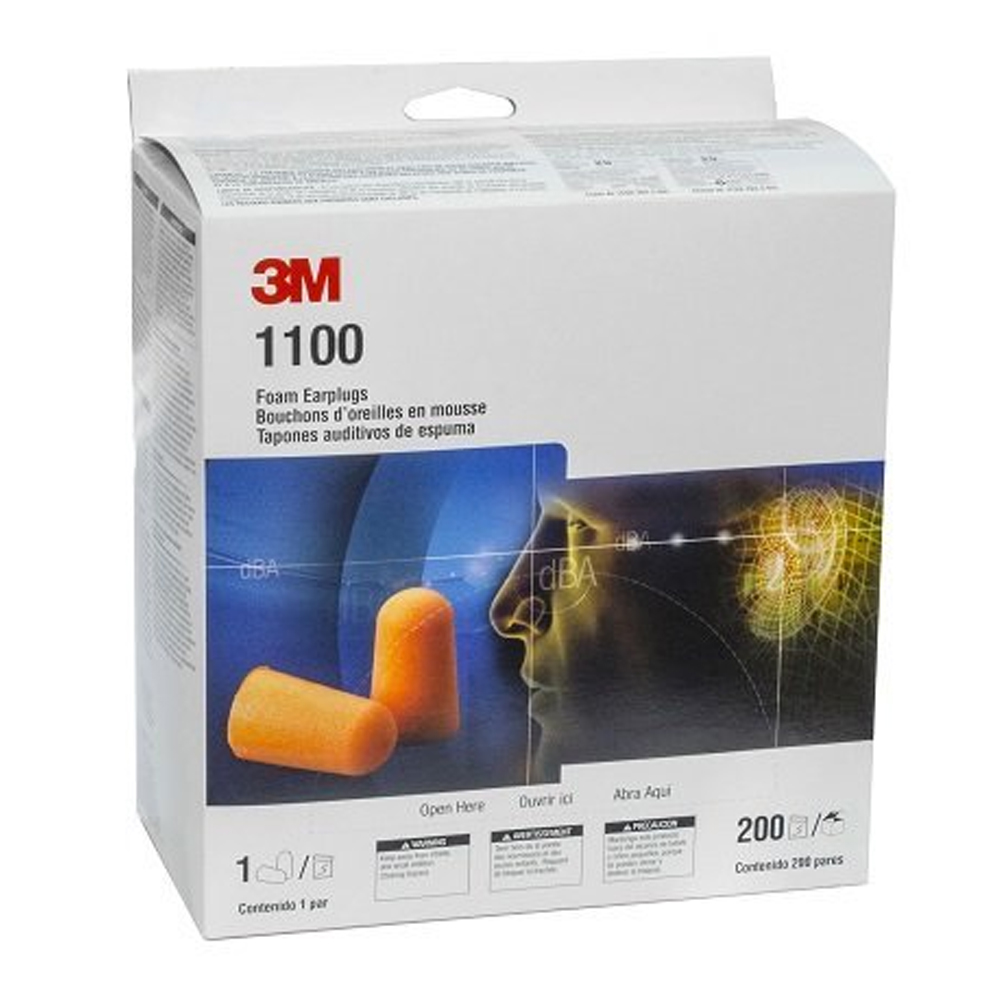 3M 1100 Oordoppen zonder koord / 200 doos