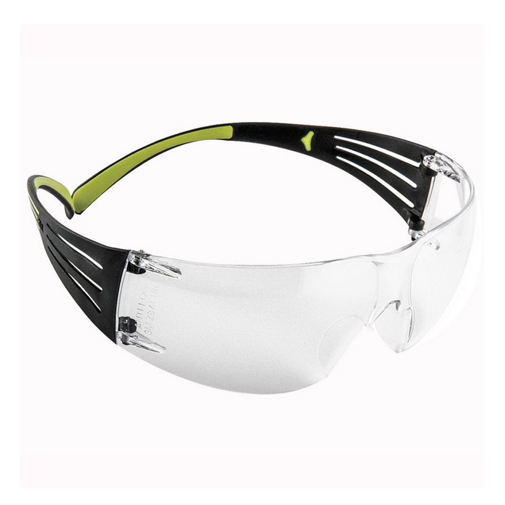 3M SF401AF SecureFit 400 Veiligheidsbril zwart/groen