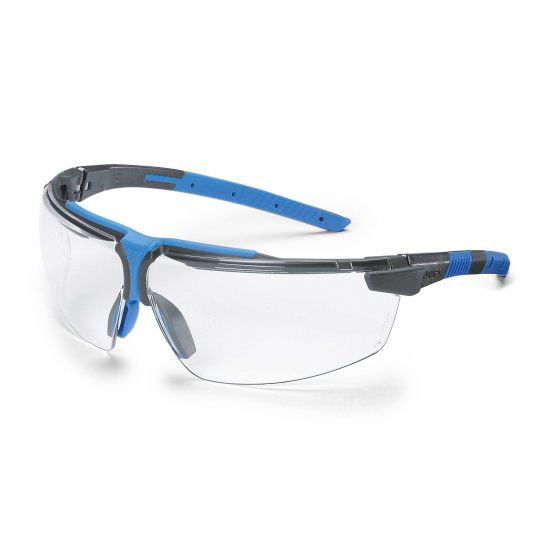 Uvex 9190-275 i-3 veiligheidsbril blauw/zwart montuur