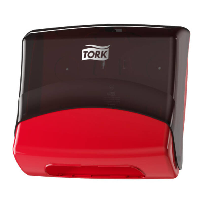 Tork Performance Topholder rood/zwart W4 wanddispenser