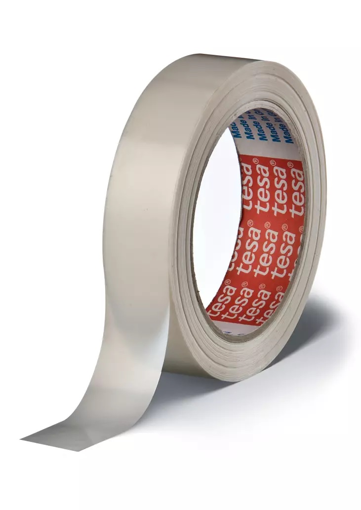 Tesa 51128 PP strapping tape zwak klevend 19x66mtr wit