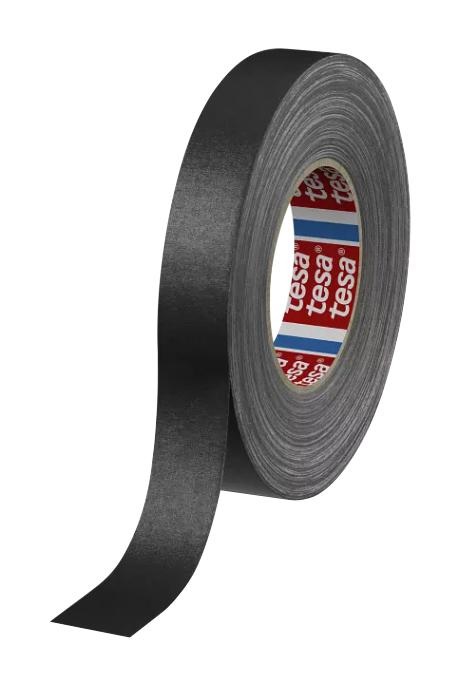 tesaBAND® 4661 Standaard met acryl gecoate textieltape zwart 50m x 19mm