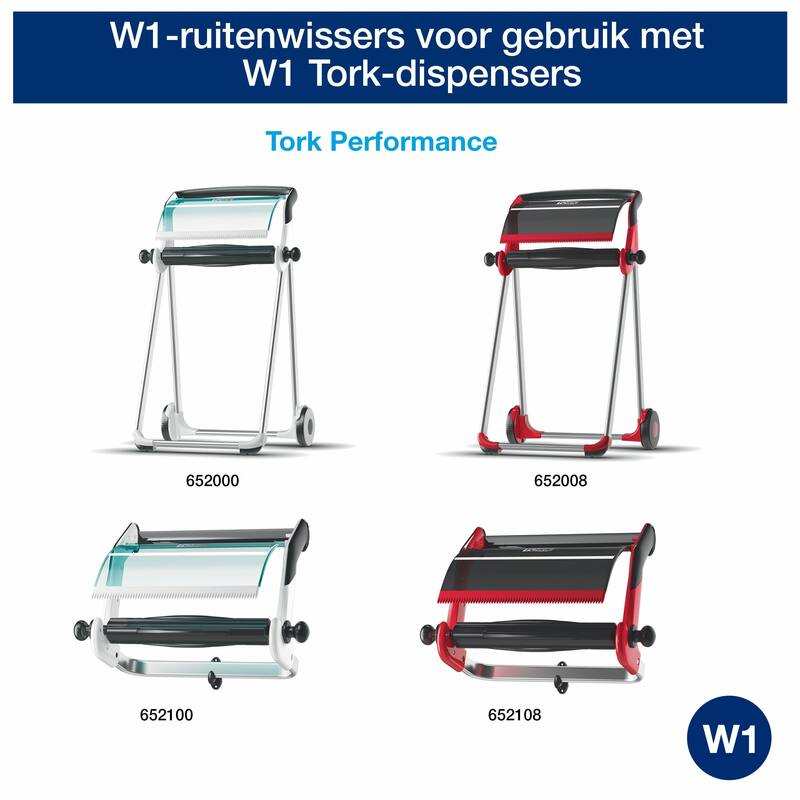 Tork Heavy-Duty poetspapier 2-laags blauw, 1000 vel en 340 meter