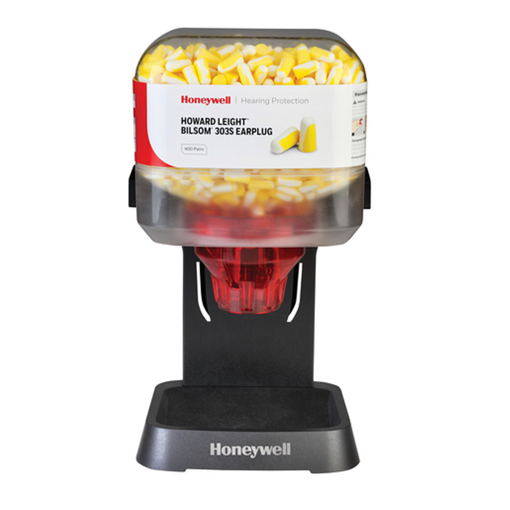 Honeywell Howard Leight HL-400 oordoppen dispenser met 400 paar Bilsom 303S oordop