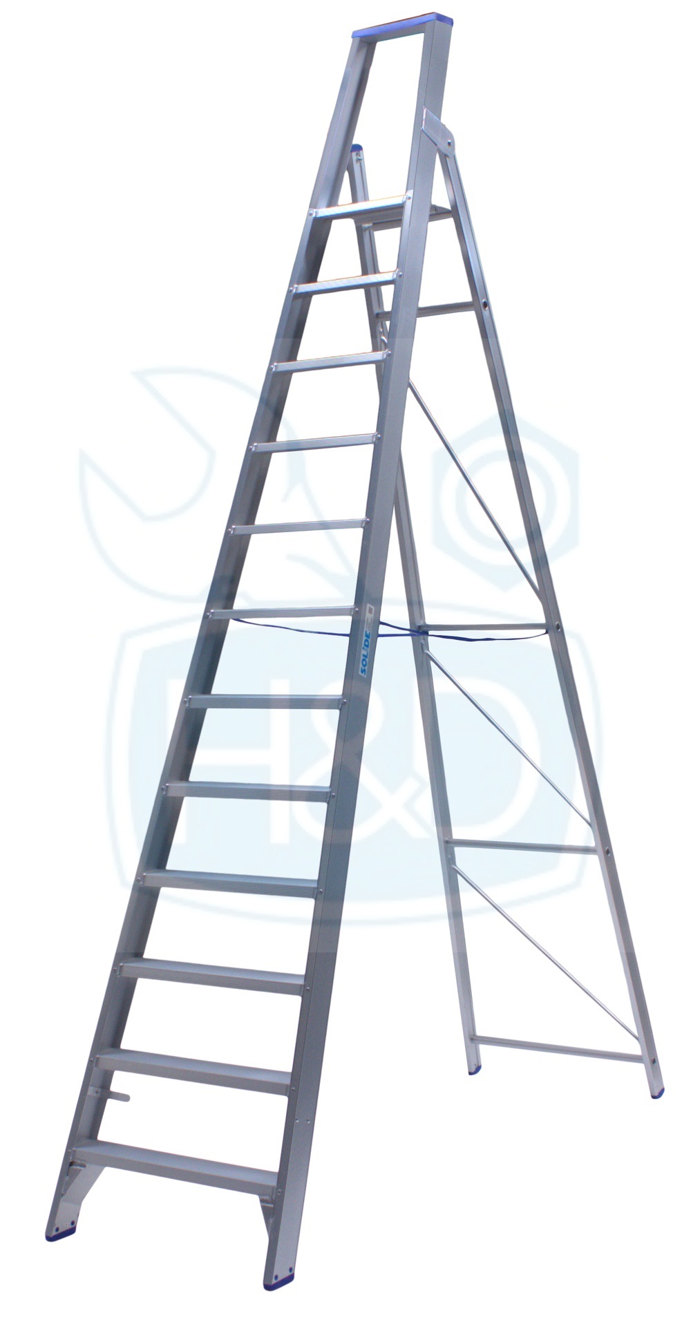 Solide model PT professionele bordestrap 12 treden