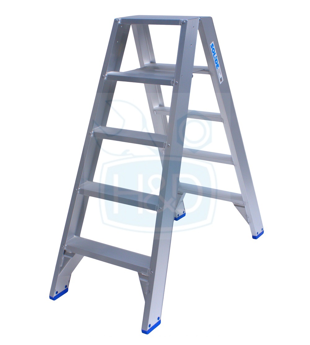 Solide model DT professionele dubbele Trap 2x5 treden