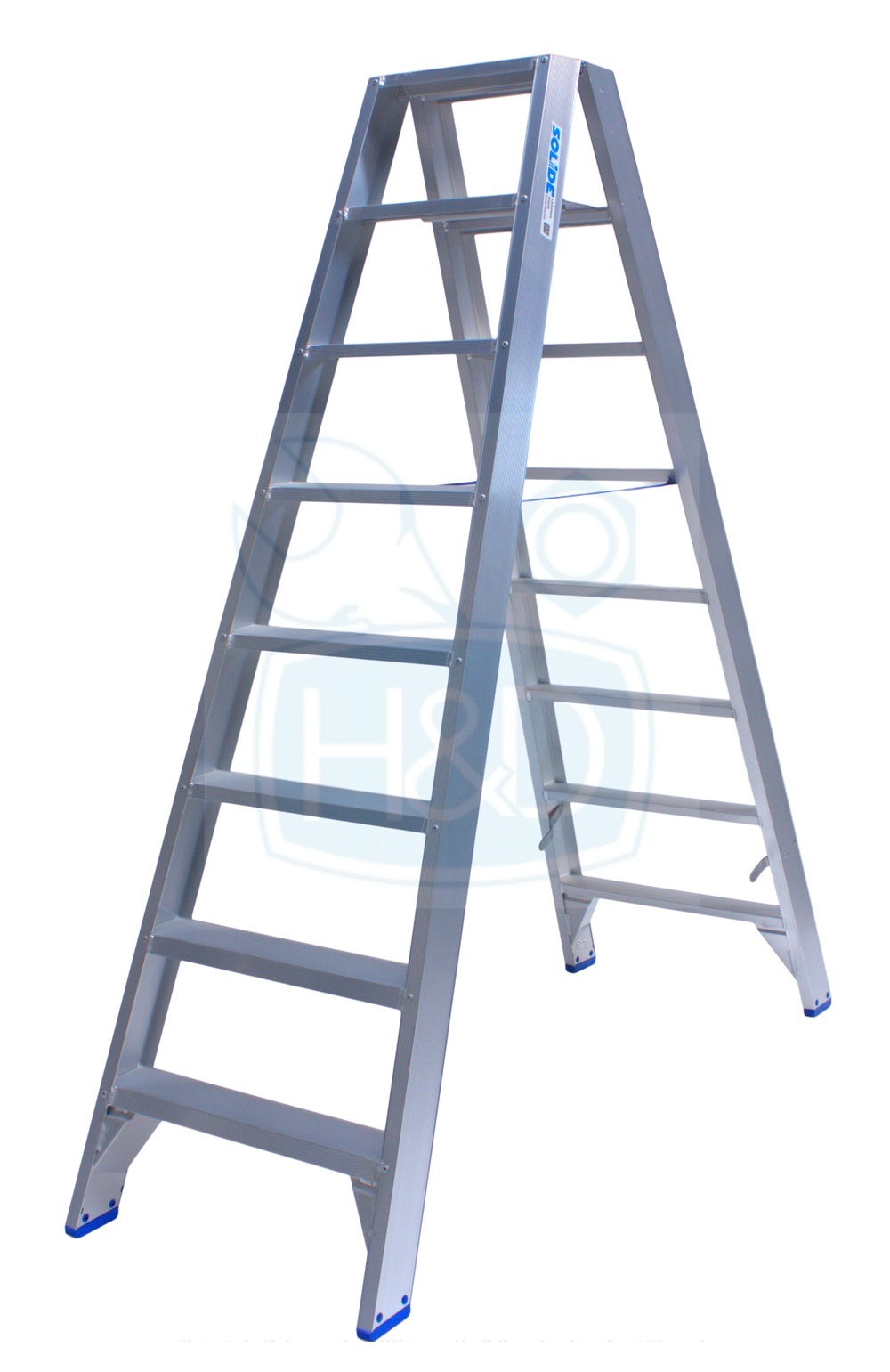Solide model DT professionele dubbele Trap 2x8 treden