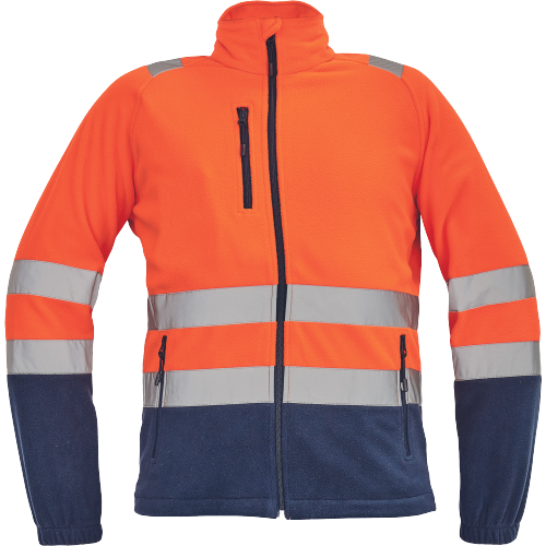 Cerva Sevilla HV Fleece Jas Oranje/Marine