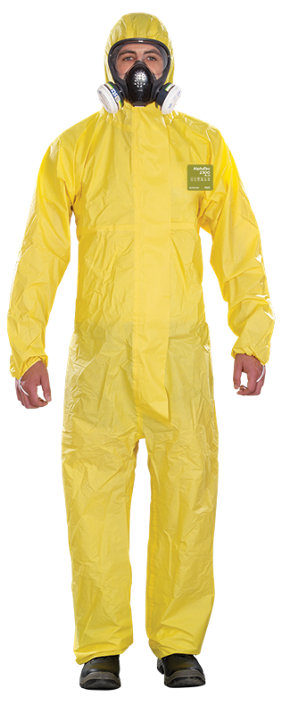 Ansell Alphatec® 2300 model 132 coverall geel