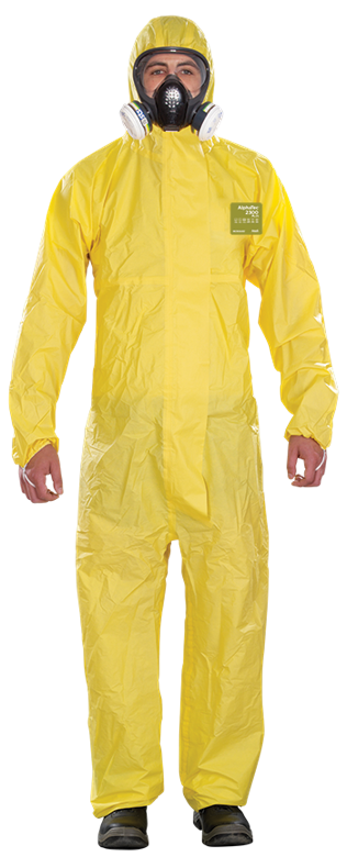 Ansell Alphatec 2300 model 132 coverall geel