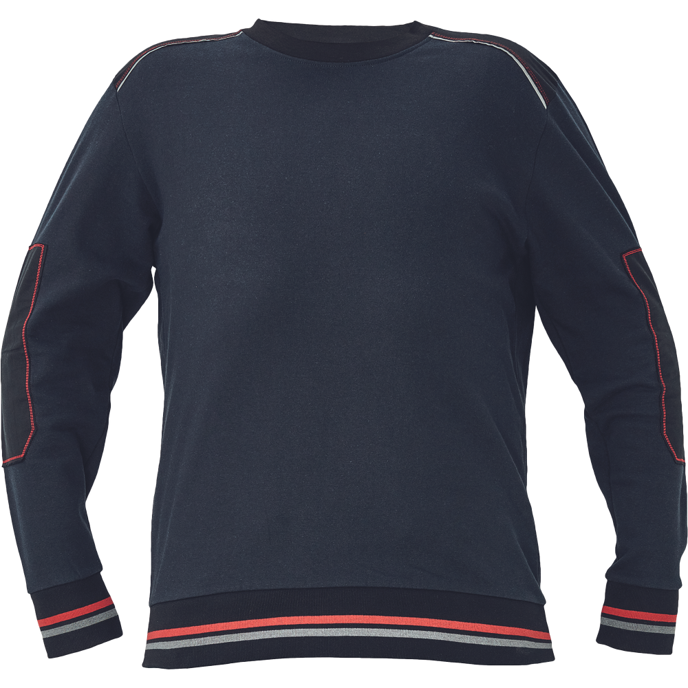 Cerva knoxfield sweatshirt antraciet/rood