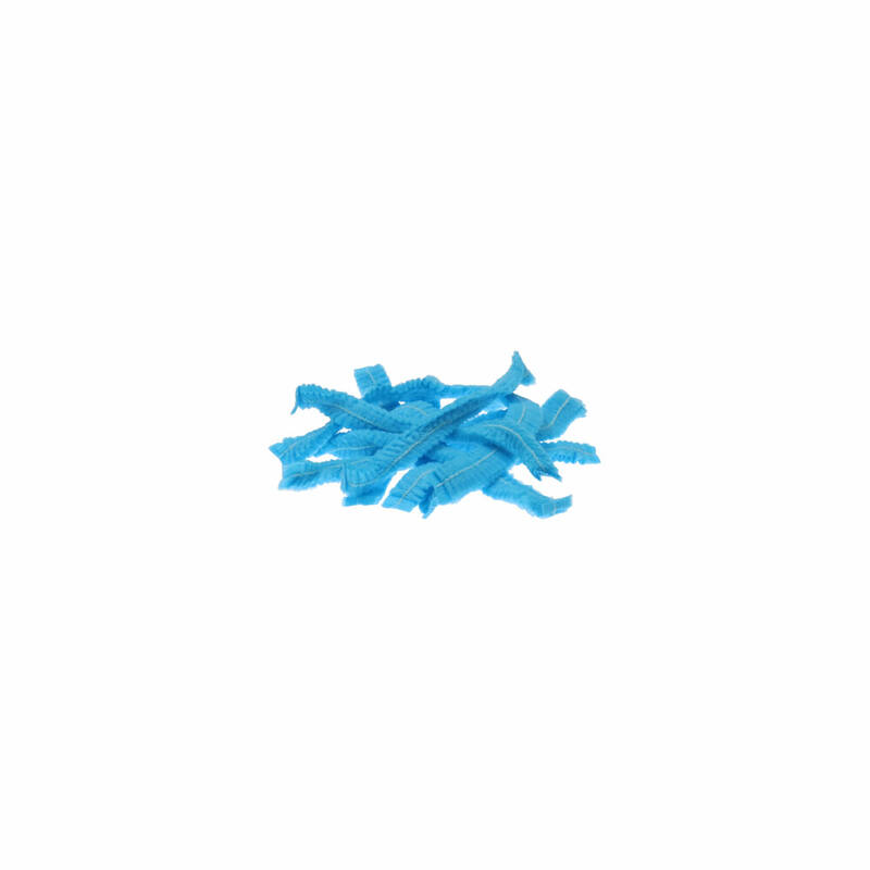 PP non woven haarnet Blauw maat Medium (50cm)