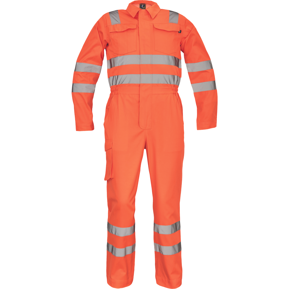 Paterna HI-VIS lichtgewicht overall oranje met reflectie strepen