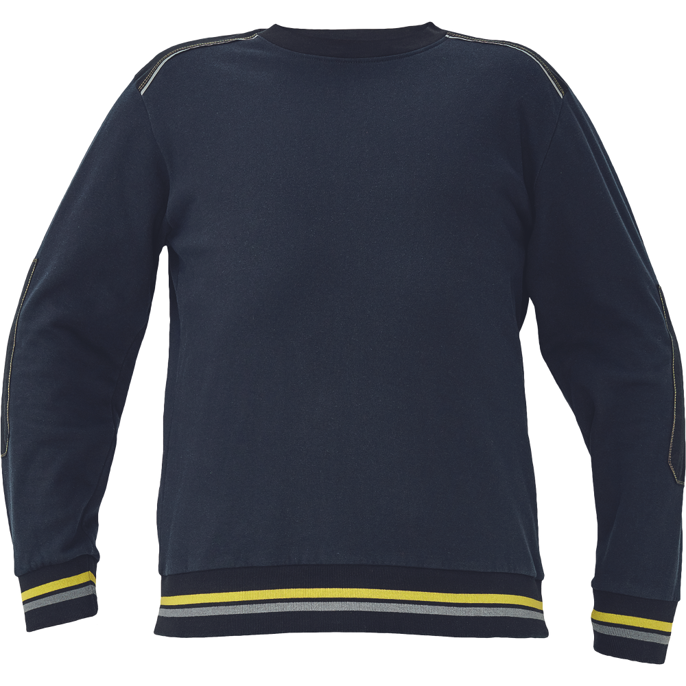 Cerva knoxfield sweatshirt antraciet/geel