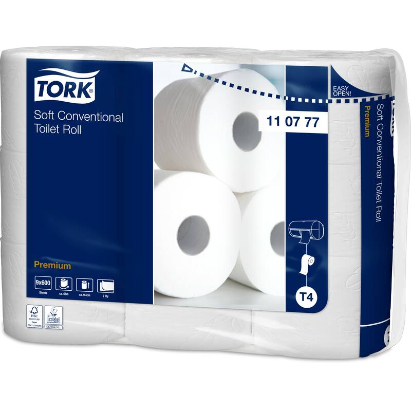 Tork 110777 Zacht Traditioneel Toiletpapier Premium 2-Laags