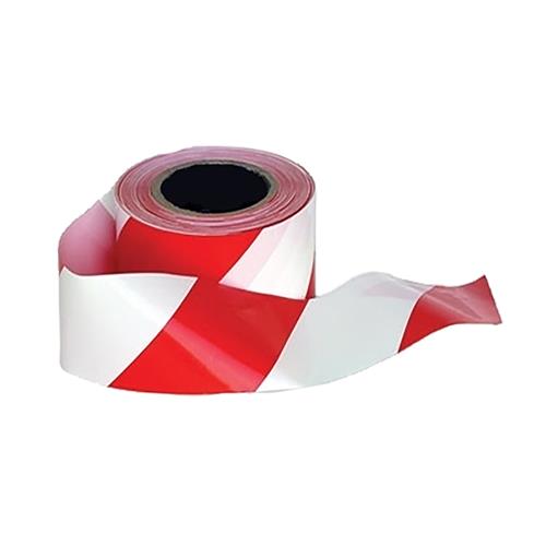 Portwest BT10 afzetband rood/wit 8cm x 500 meter rol