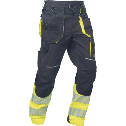 Cerva sheldon hi-vis DW broek antraciet/geel