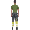 Cerva Sheldon Camou HV DW broek camouflage geel/donkergrijs