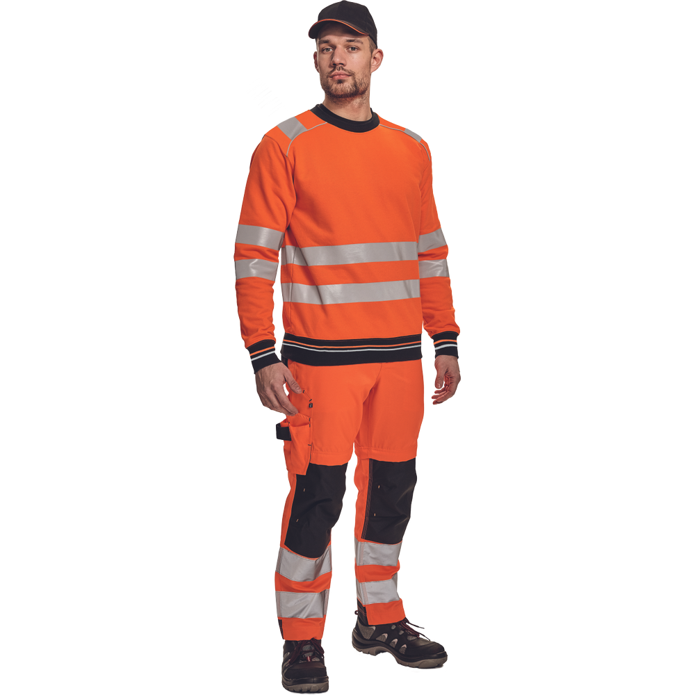 CERVA Knoxfield HI-VIS Signalisatie Sweatshirt oranje