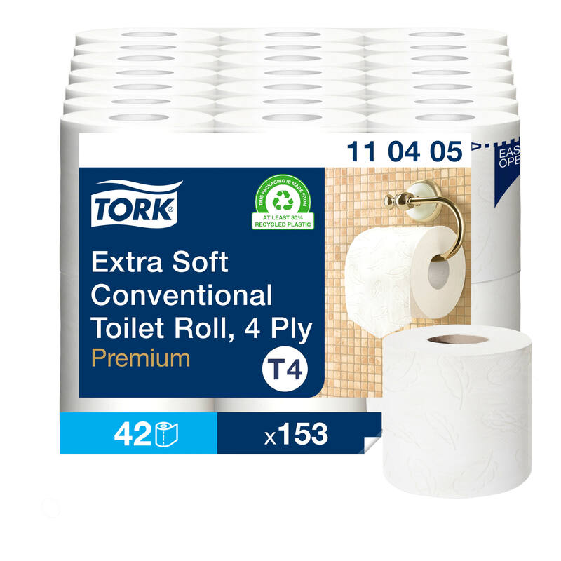 Tork Extra Zacht Traditioneel Toiletpapier Premium 4-lgs