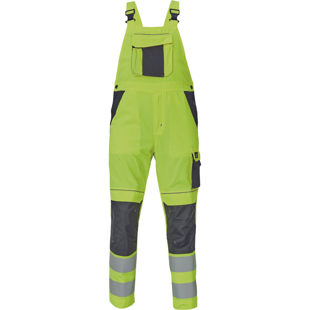 Cerva  Max Vivo Hi-vis bretelbroek geel/zwart